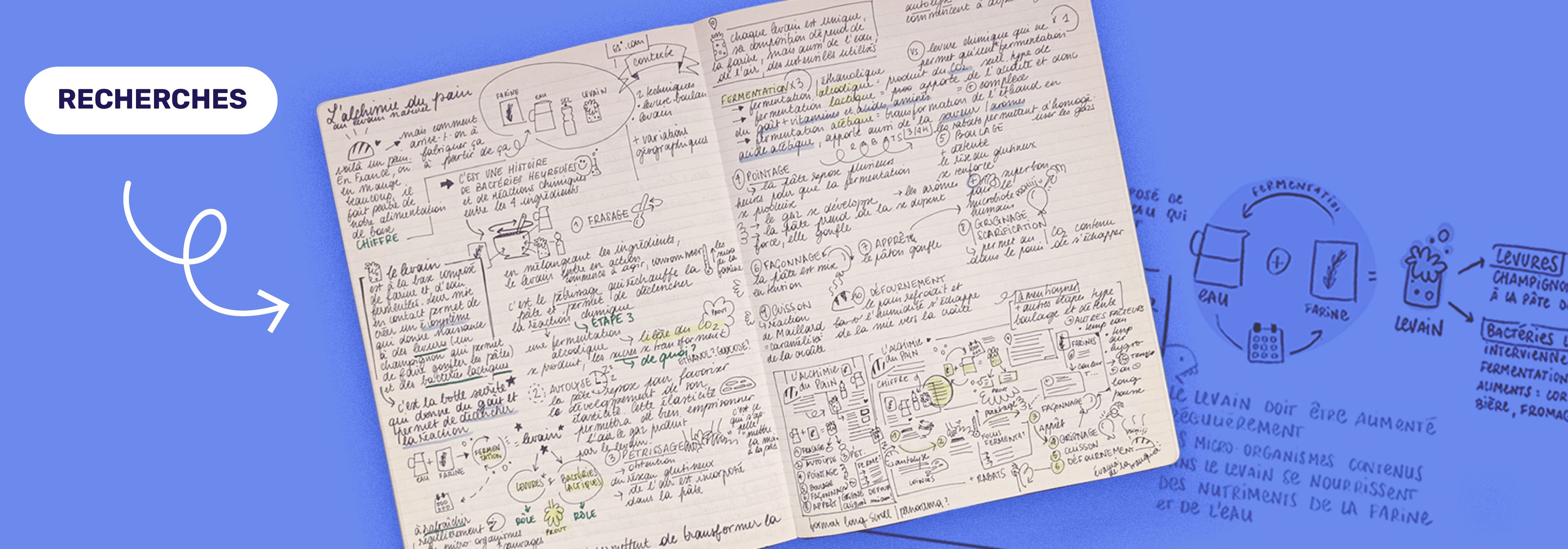 Croquis préparatoires